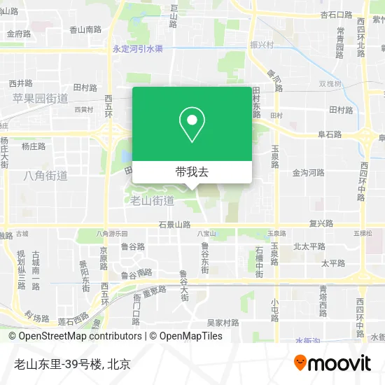 老山东里-39号楼地图