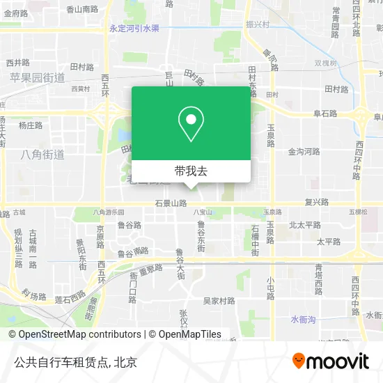 公共自行车租赁点地图