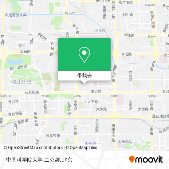 中国科学院大学-二公寓地图