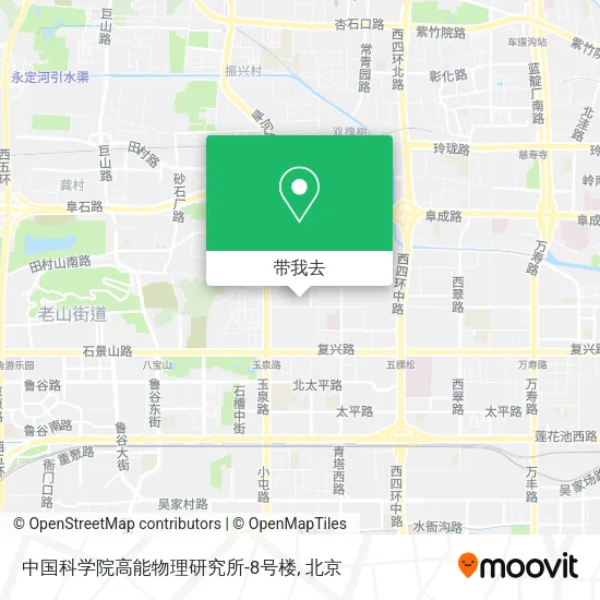 中国科学院高能物理研究所-8号楼地图