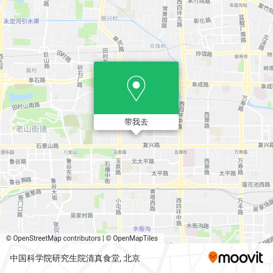 中国科学院研究生院清真食堂地图