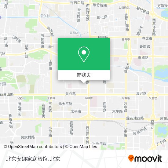 北京安娜家庭旅馆地图