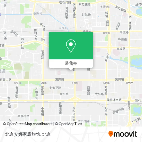 北京安娜家庭旅馆地图