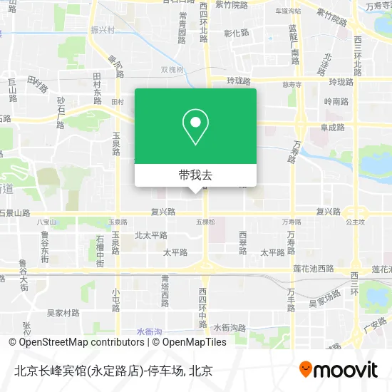 北京长峰宾馆(永定路店)-停车场地图