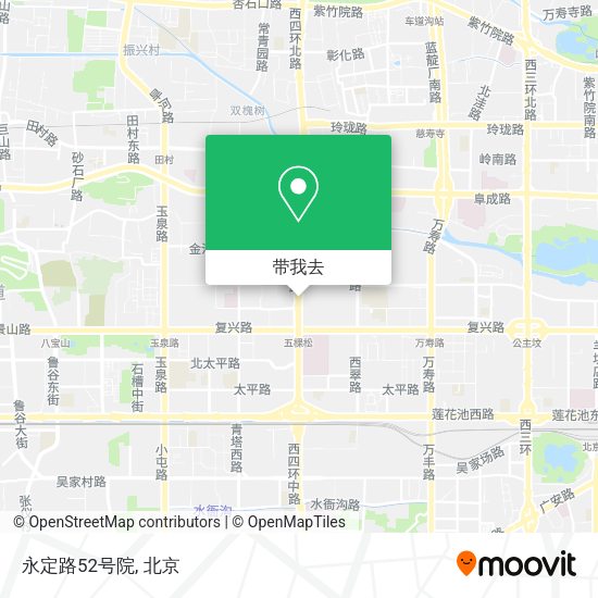 永定路52号院地图