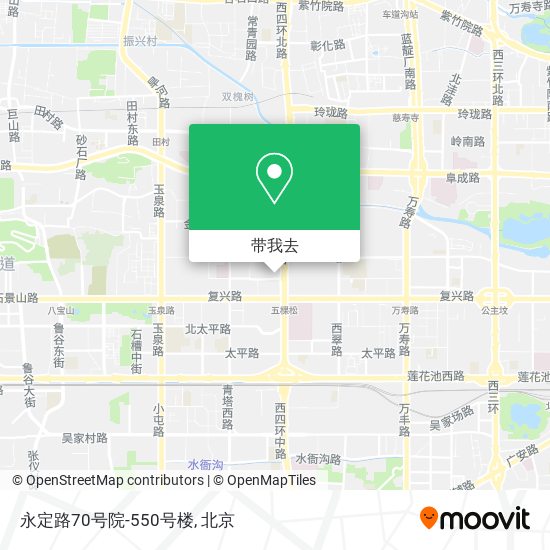 永定路70号院-550号楼地图
