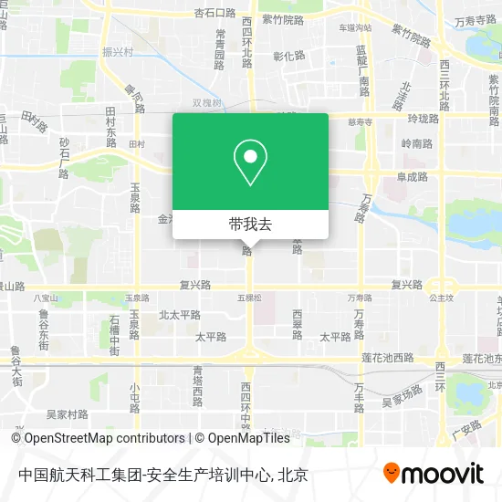 中国航天科工集团-安全生产培训中心地图
