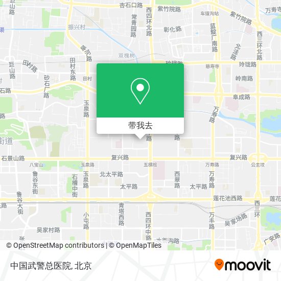 中国武警总医院地图