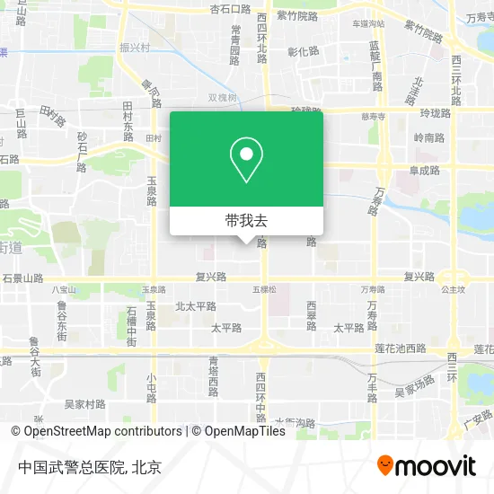 中国武警总医院地图