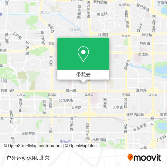 户外运动休闲地图