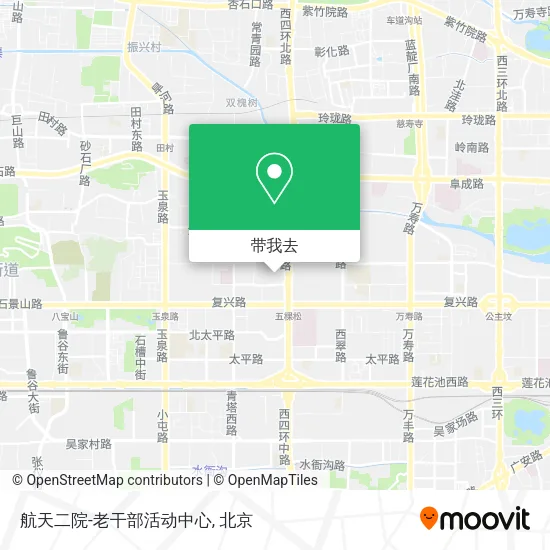 航天二院-老干部活动中心地图