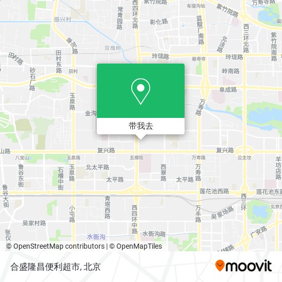 合盛隆昌便利超市地图
