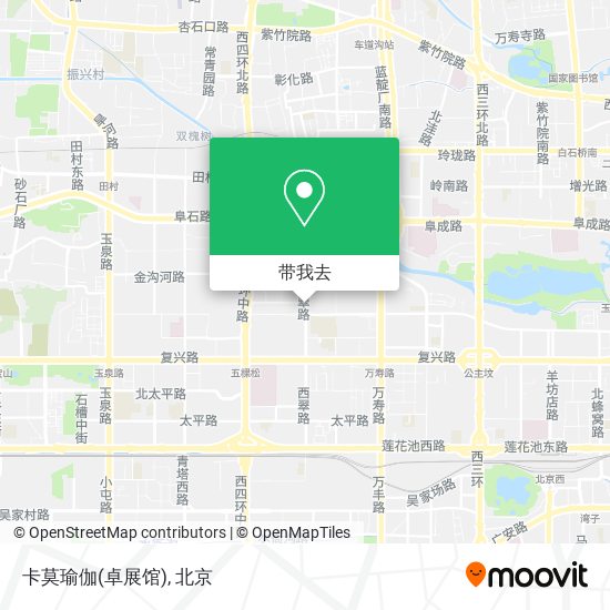 卡莫瑜伽(卓展馆)地图