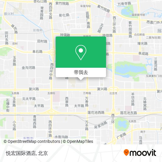 悦宏国际酒店地图