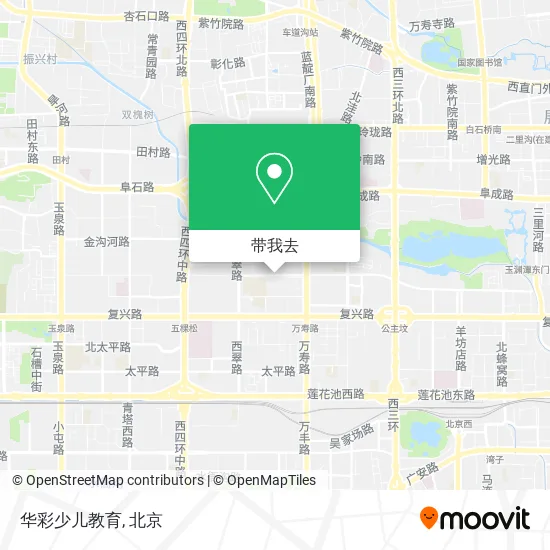 华彩少儿教育地图
