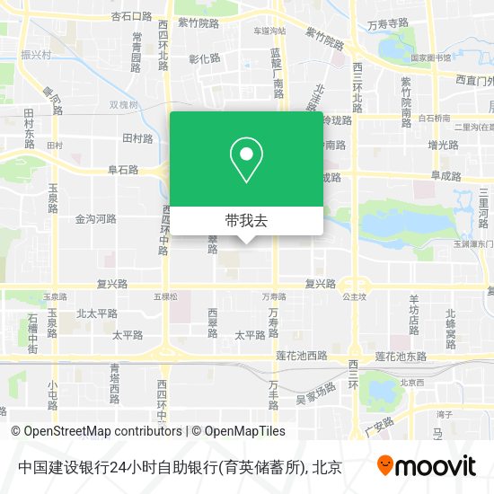 中国建设银行24小时自助银行(育英储蓄所)地图