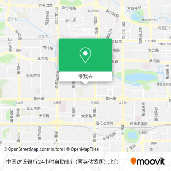 中国建设银行24小时自助银行(育英储蓄所)地图