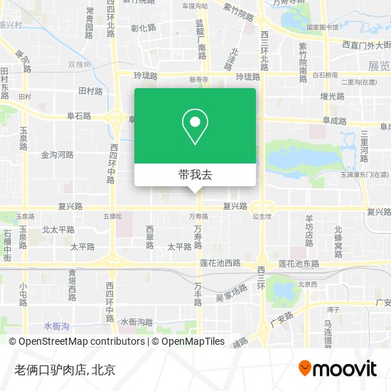 老俩口驴肉店地图