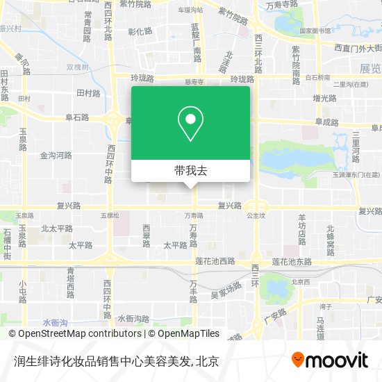 润生绯诗化妆品销售中心美容美发地图