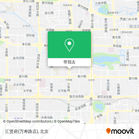 汇贤府(万寿路店)地图