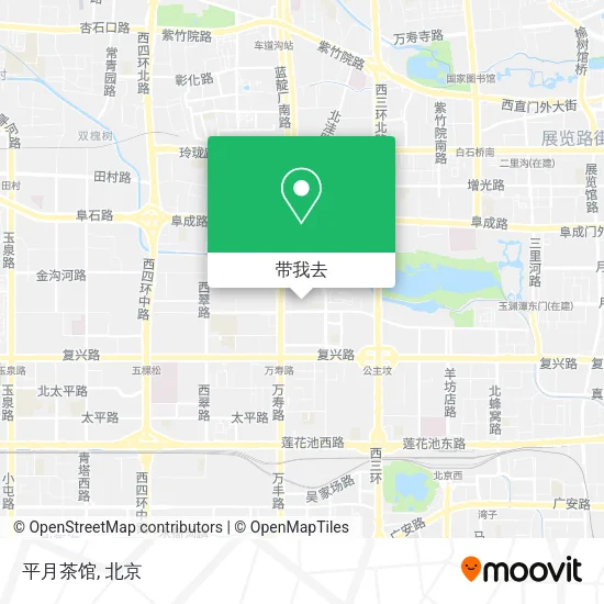 平月茶馆地图