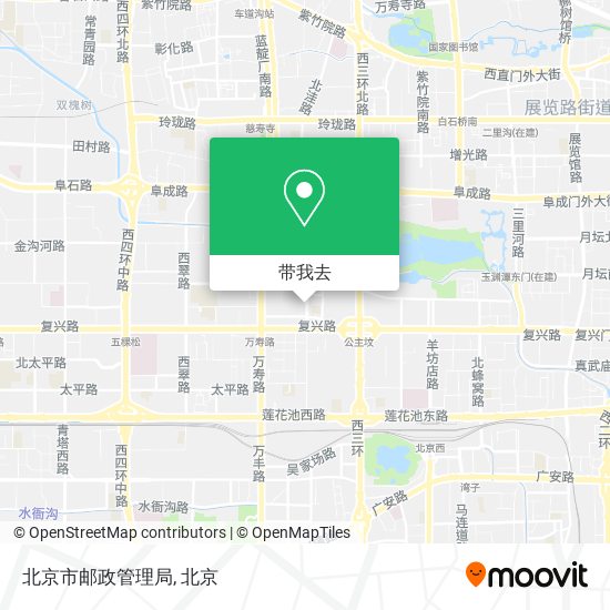 北京市邮政管理局地图