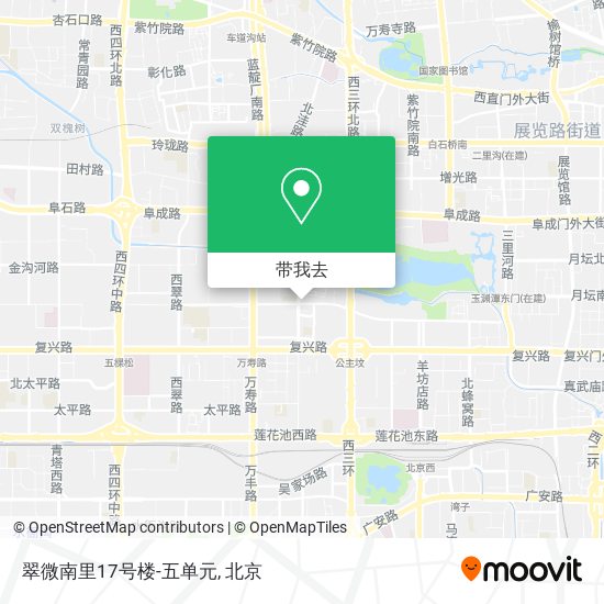 翠微南里17号楼-五单元地图