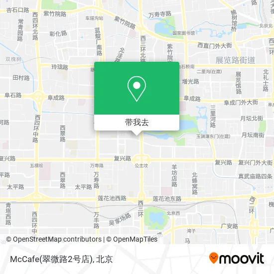 McCafe(翠微路2号店)地图