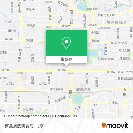 萝蔓旗舰美容院地图