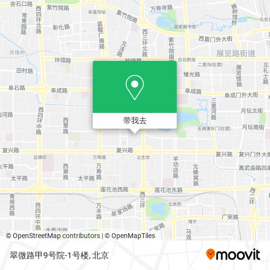 翠微路甲9号院-1号楼地图