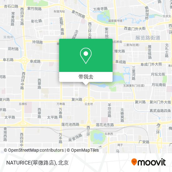 NATURICE(翠微路店)地图
