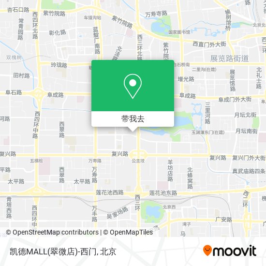 凯德MALL(翠微店)-西门地图