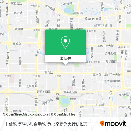 中信银行24小时自助银行(北京新兴支行)地图