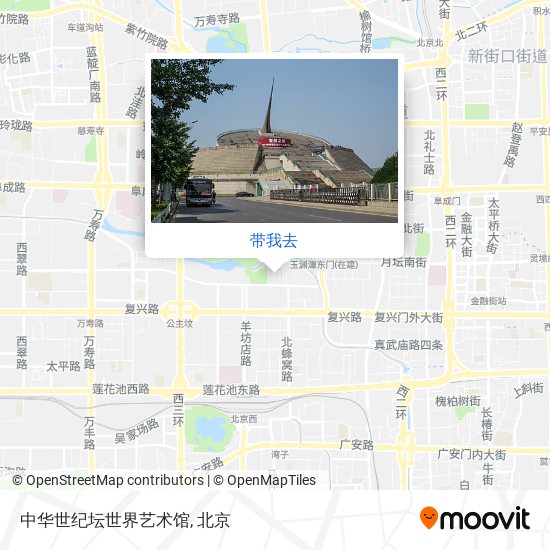 中华世纪坛世界艺术馆地图