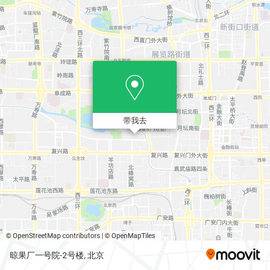 晾果厂一号院-2号楼地图