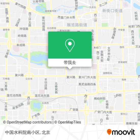 中国水科院南小区地图
