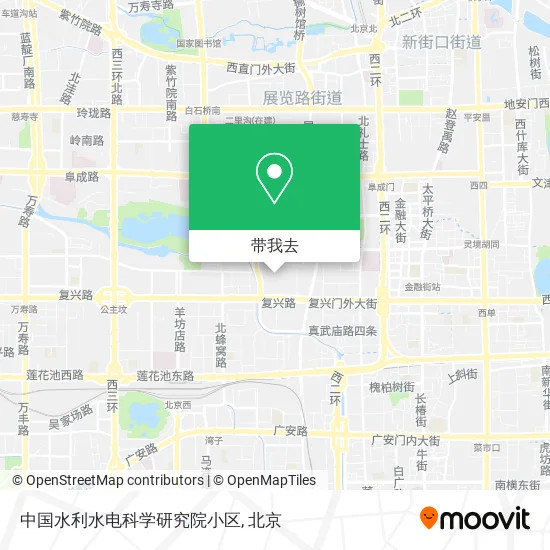 中国水利水电科学研究院小区地图
