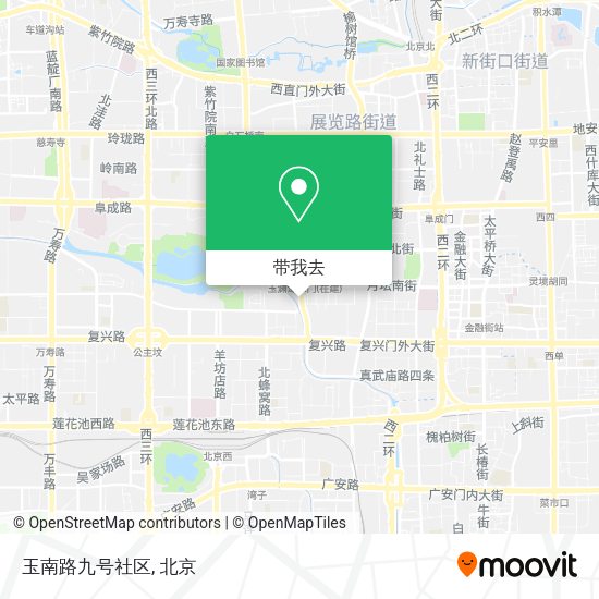 玉南路九号社区地图