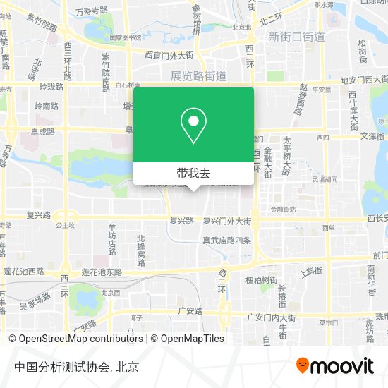 中国分析测试协会地图