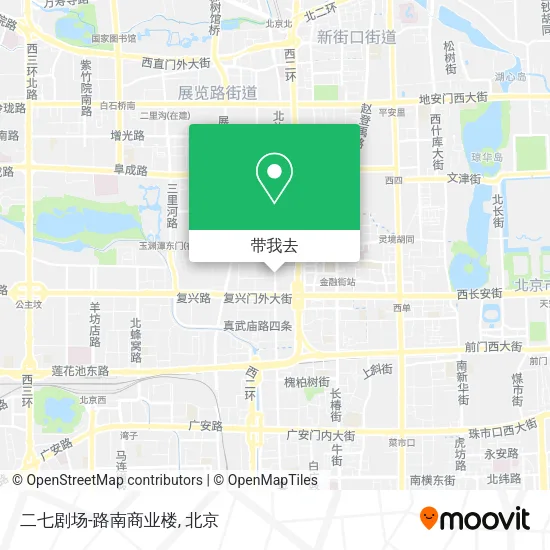 二七剧场-路南商业楼地图