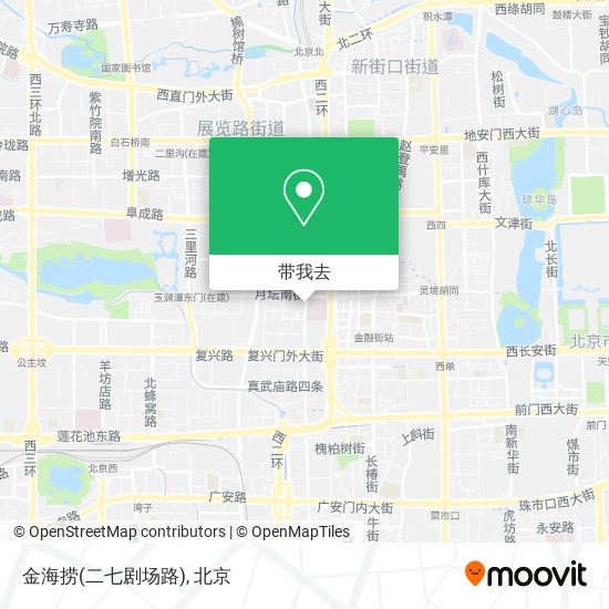金海捞(二七剧场路)地图