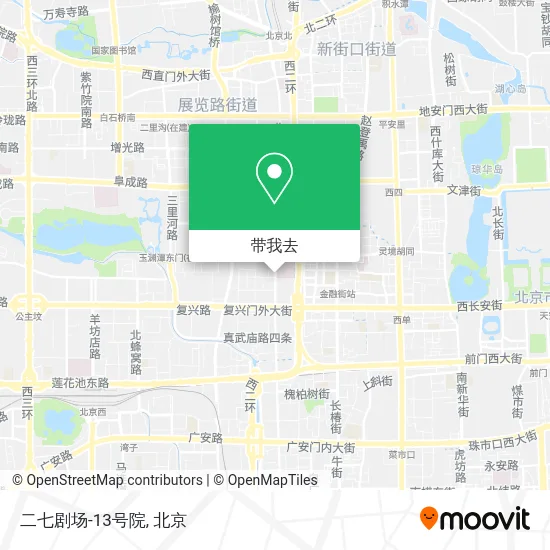 二七剧场-13号院地图