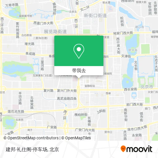 建邦·礼仕阁-停车场地图
