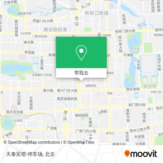 天泰宾馆-停车场地图
