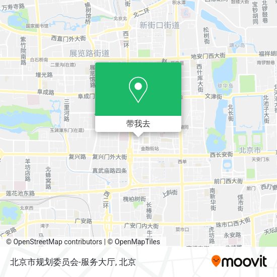 北京市规划委员会-服务大厅地图
