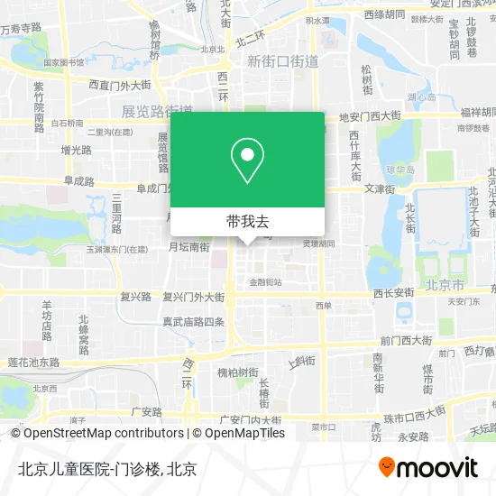 北京儿童医院-门诊楼地图