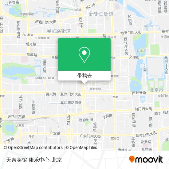天泰宾馆-康乐中心地图