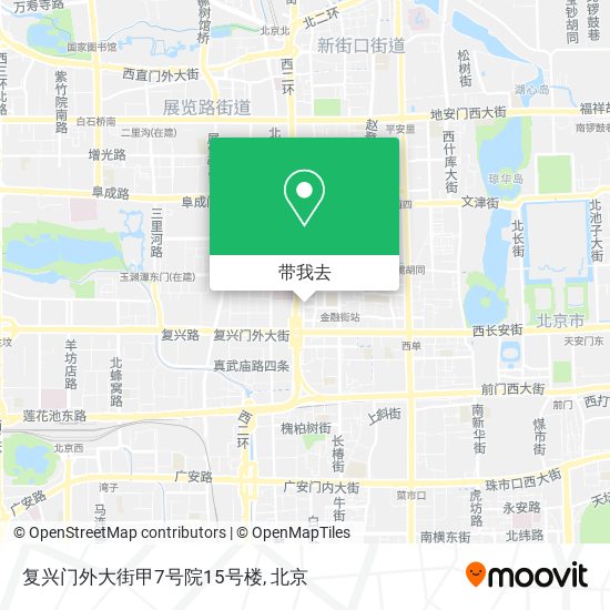 复兴门外大街甲7号院15号楼地图