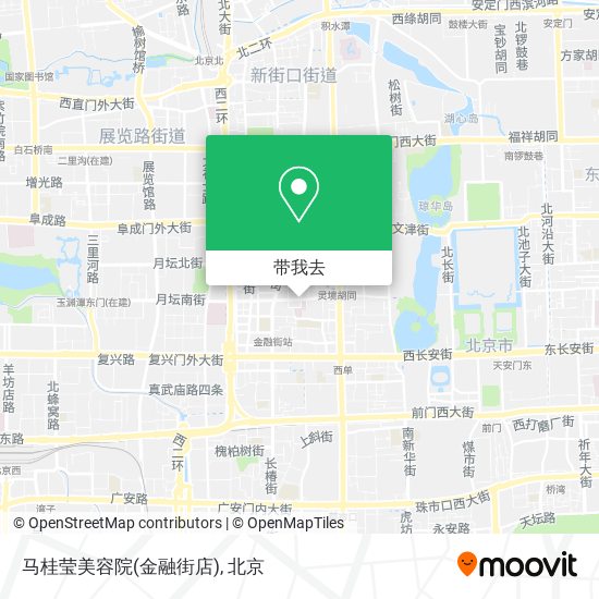 马桂莹美容院(金融街店)地图