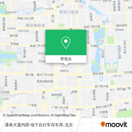 通泰大厦内部-地下自行车存车库地图